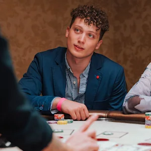 A photo of me attending a casino games workshop at Dragonara Casino.